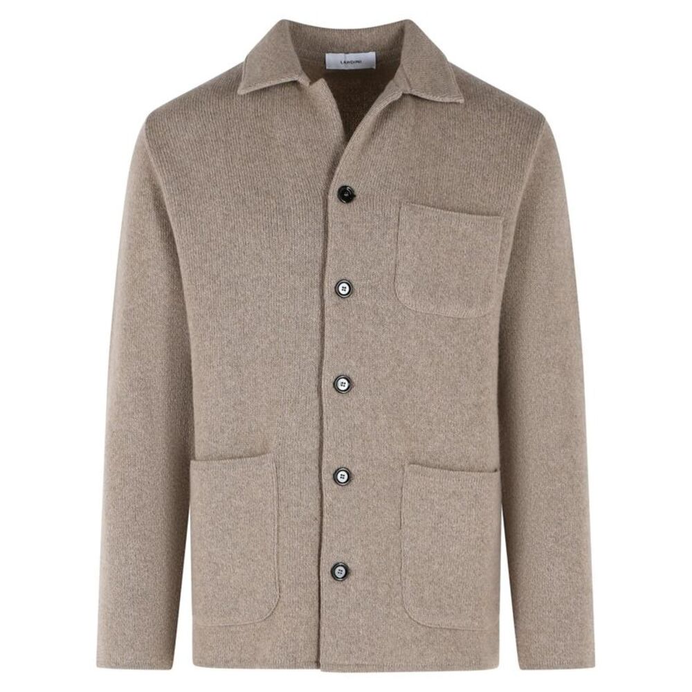 Lardini Beige Wool Jacket Men